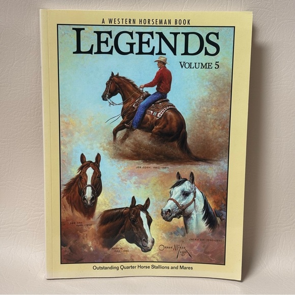 Legends 5: Outstanding Quarter Horse Stallions and Mares Paperback Book - Picture 1 of 3